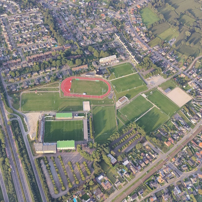 Stadion De Leunen in Geel naast de ring