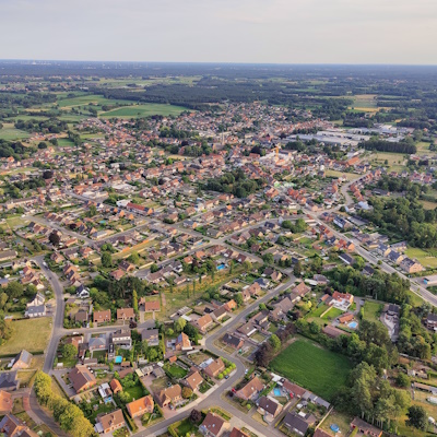 Gemeente Gierle vanuit de luchtballon
