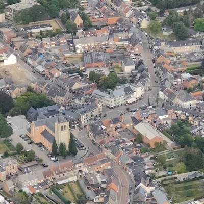 Ballonvaren boven Herenthout