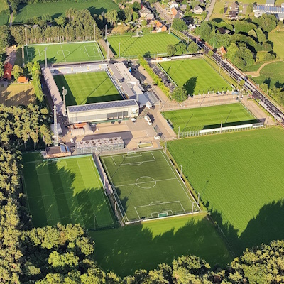 stadion KVC Westerlo het kuipje vanuit de luchtballon